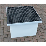 Drawpit Chamber 650 x 650 x 506mm complete with 38mm Composite Grate DPC650-650-506G